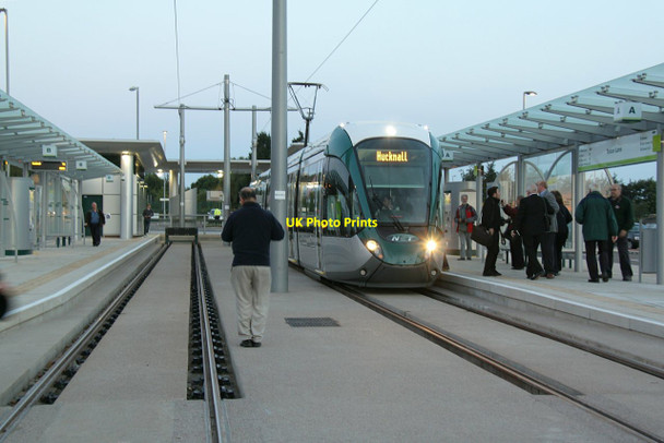 Photo 6"x4" First tram from Toton Lane Long Eaton c2015