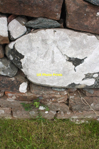 Photo 6"x4" Benchmark on wall on NW side of Scotland Road Penrith c2015