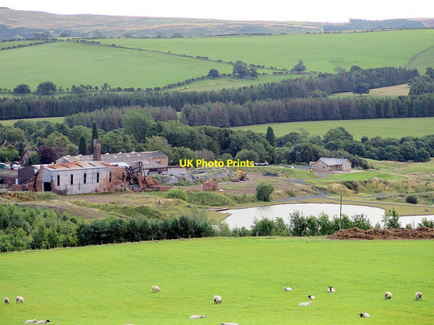 Photo 6"x4" Thrunton Brickworks & clay quarry Thrunton c2015