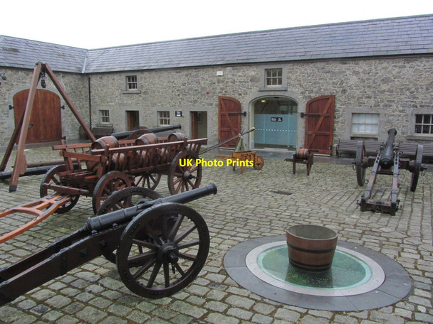 Photo 6"x4" Battle of the Boyne Visitor Centre - Display of battle equipment Tullyallen c2015