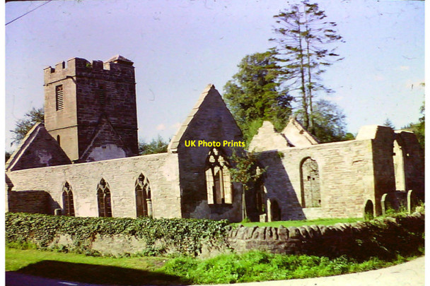 Photo 6"x4" Roofless on the banks of the Gamber - Llanwarne, Herefordshire Llanwarne c1979