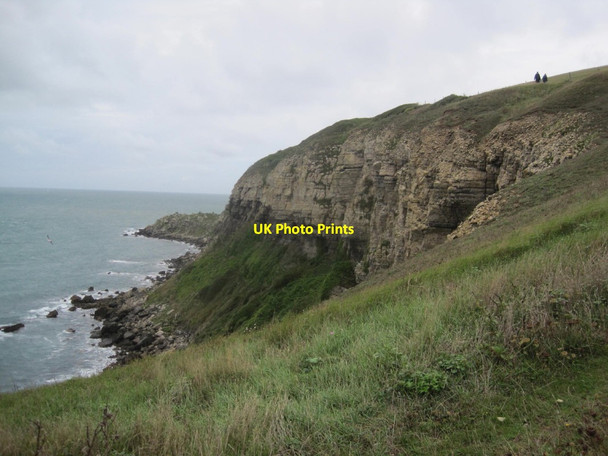 Photo 6"x4" Coastal View from Coastal Path Worth Matravers c2015