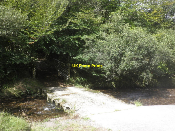 Photo 6"x4" Ford over the Sherdon Water Withypool c2015