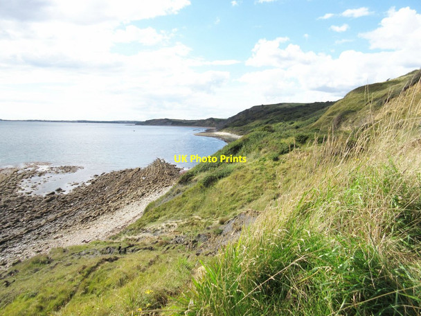 Photo 6"x4" Cliff edge - Osmington Mills Osmington Mills c2015