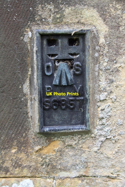 Photo 6"x4" Benchmark on St James Church Tebay c2015