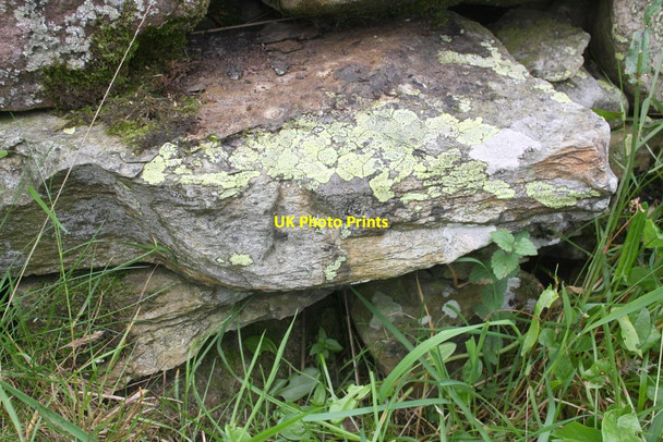 Photo 6"x4" Benchmark on dry stone wall NE of Greenholme Bridge Greenholme\/NY5905 c2015