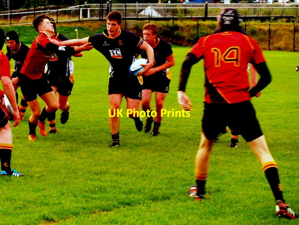 Photo 6"x4" Running with the ball, Omagh Omagh c2015