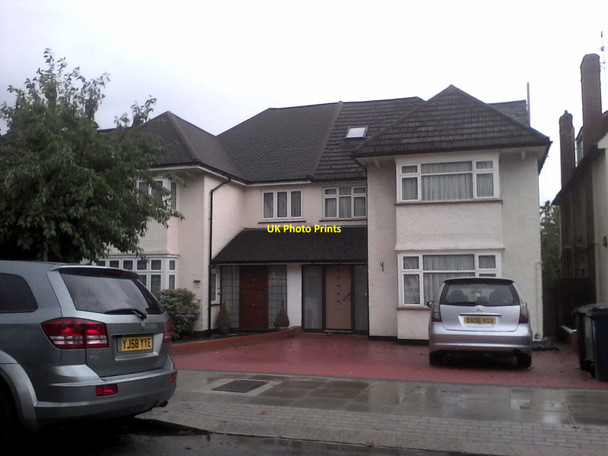 Photo 6"x4" House on Bridge Lane, Temple Fortune Hendon\/TQ2389 c2015