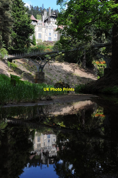 Photo 6"x4" Cragside viewed from below the footbridge Knocklaw c2015