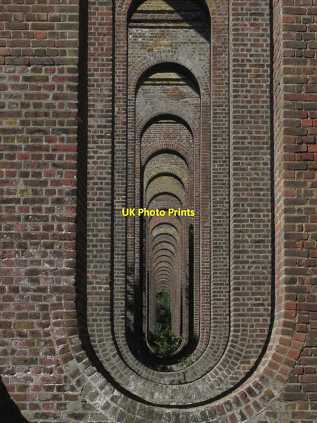 Photo 6"x4" View along Chappel Viaduct (Gainsborough Line) Chappel c2015