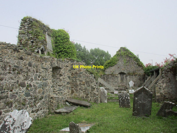 Photo 6"x4" Interior of the medieval church, Stradbally Stradbally c2015