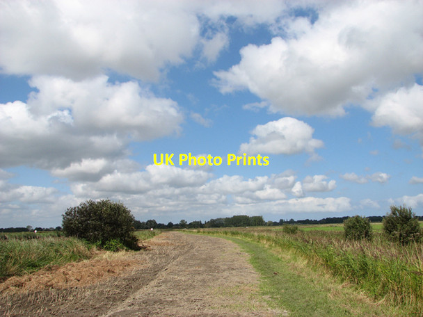 Photo 6"x4" Footpath along the River Thurne Thurne c2015