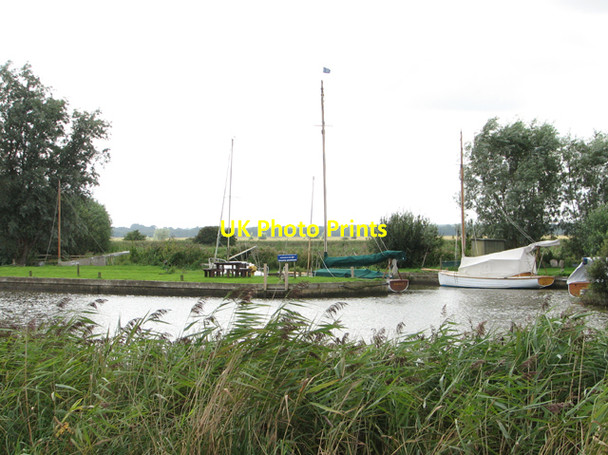 Photo 6"x4" Moorings on the River Thurne Thurne c2015
