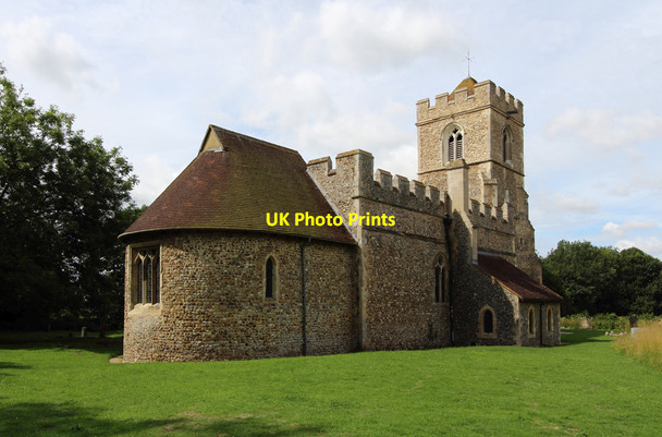 Photo 6"x4" St Mary, Great Wymondley Hitchin c2015