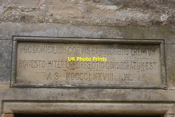 Photo 6"x4" Inscription, Kellie Castle Arncroach c2015