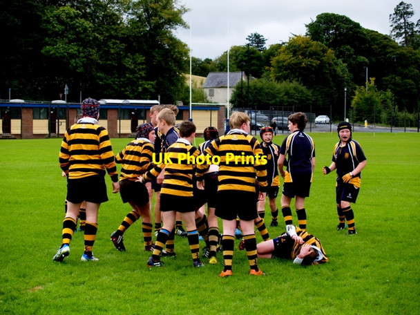 Photo 6"x4" Rugby match, Omagh Omagh c2015