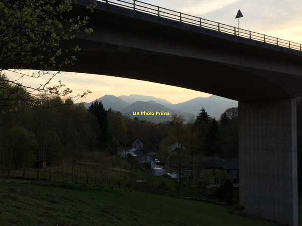 Photo 6"x4" Dusk below the A66 Keswick\/NY2623 c2015