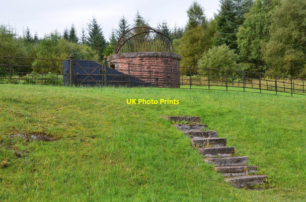 Photo 6"x4" Ventilation shaft, Loch Katrine aqueduct Dalmary c2015