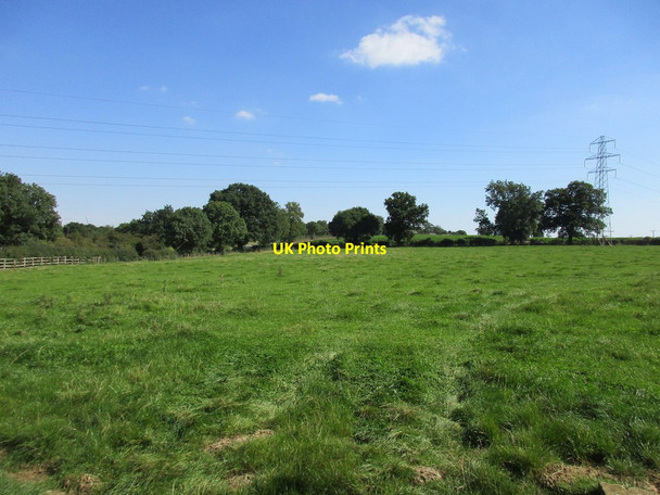Photo 6"x4" Field by the A5 Crick\/SP5872 c2015