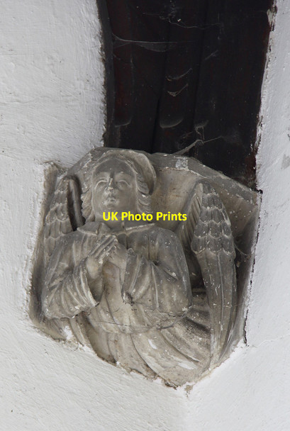Photo 6"x4" St Mary, Guilden Morden - Corbel Great Green\/TL2844 c2015 P1