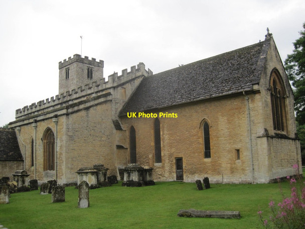 Photo 6"x4" Church of St Mary, Bibury, Gloucestershire Bibury c2015