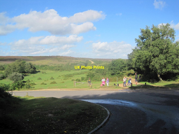 Photo 6"x4" Start of Traffic Free Cycle Route to Hampton Ridge Blissford c2015
