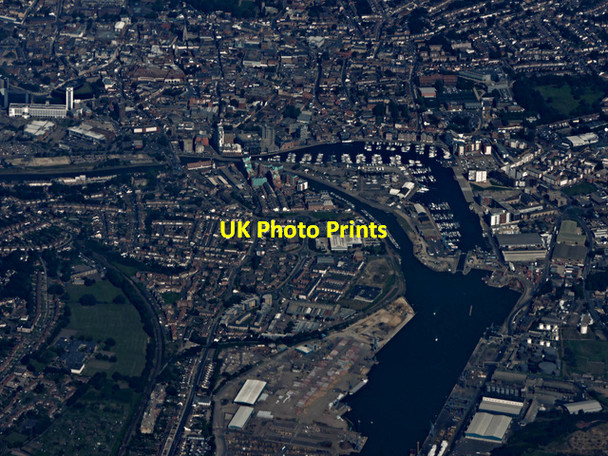 Photo 6"x4" Ipswich from the air Ipswich c2015