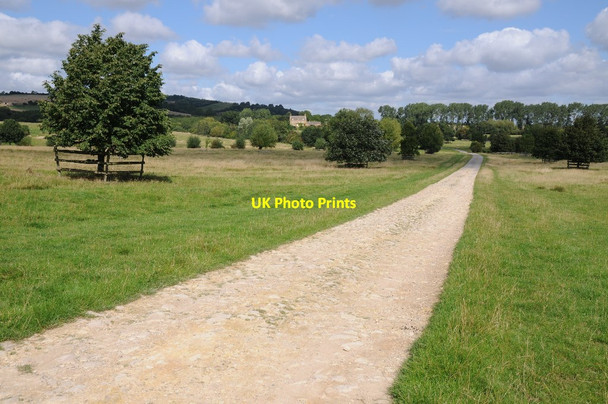 Photo 6"x4" Bridleway approaching Compton Scorpion Manor Charingworth c2015