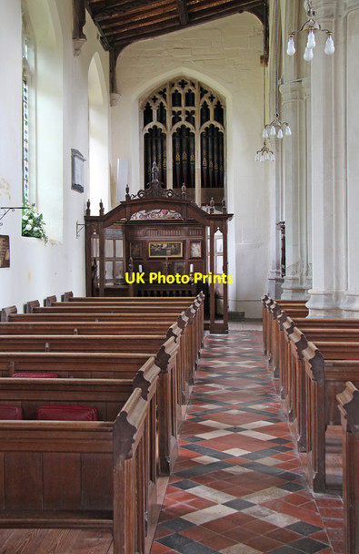 Photo 6"x4" Holy Trinity, Balsham - North aisle Balsam c2015