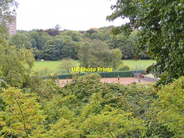 Photo 6"x4" Tennis Scene Smethwick c2015