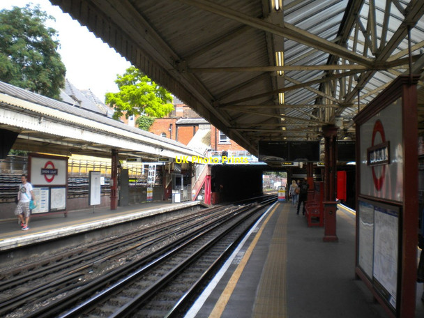 Photo 6"x4" East end of Barons Court station Kensington\/TQ2579 c2015