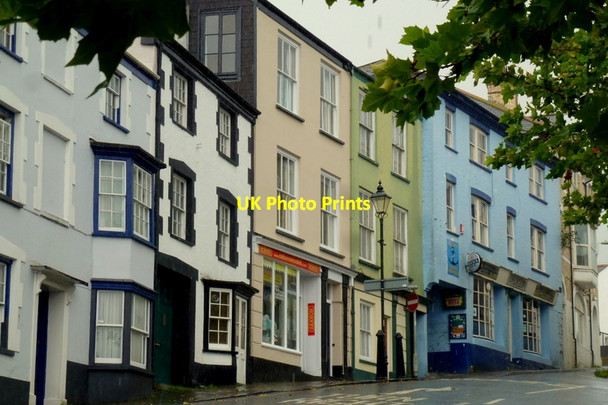 Photo 6"x4" Colourful townhouses in Honestone Street Bideford c2015