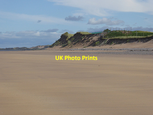 Photo 6"x4" Sand cliff at the back of Stradbally Strand Stradbally\/Q5912 c2015