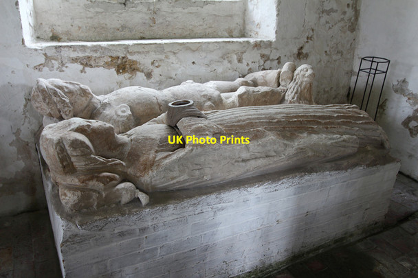Photo 6"x4" St Augustine, Burrough Green - Effigies Burrough Green c2015