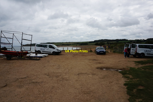 Photo 6"x4" Coastal path at Thorness Bay Mark's Corner c2015