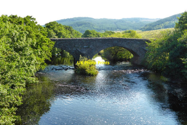 Photo 6"x4" Old bridge over the river Add [3] Bridgend\/NR8592 c2015