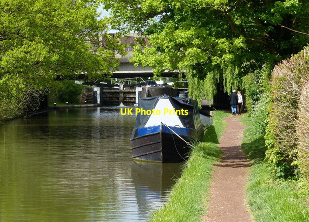 Photo 6"x4" Grand Union Canal towpath in Warwick Warwick c2015