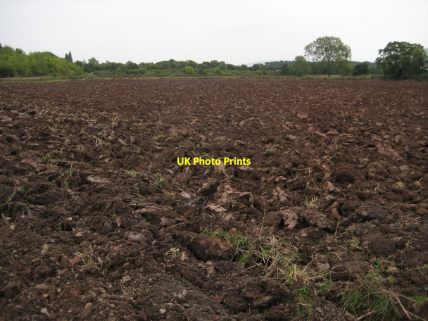 Photo 6"x4" Ploughed field Baughton c2015
