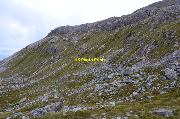 Photo 6"x4" The north side of Beinn Uidhe Lochan a' Choire Ghuirm c2015