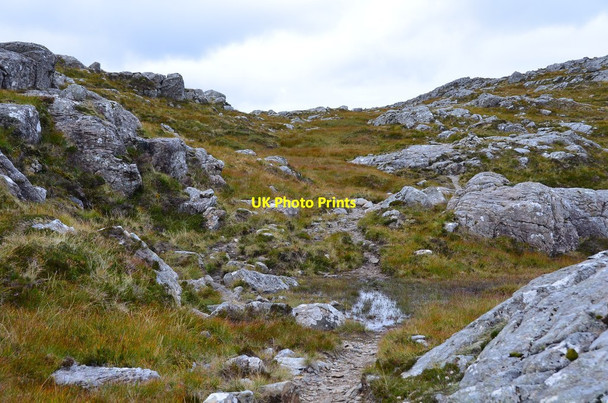 Photo 6"x4" Approaching the Bealach a' Bhuirich Cnoc na Creige c2015