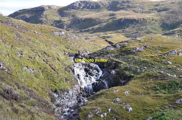 Photo 6"x4" A waterfall on the Maldie Burn Unapool c2015