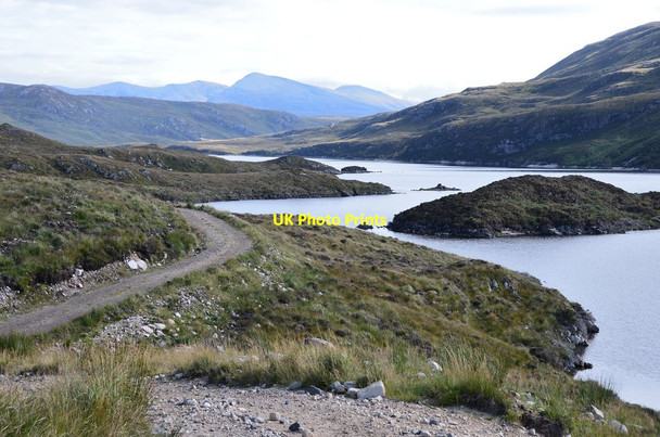 Photo 6"x4" Loch an Leathaid Bhuain Loch an Leathaid Bhuain c2015