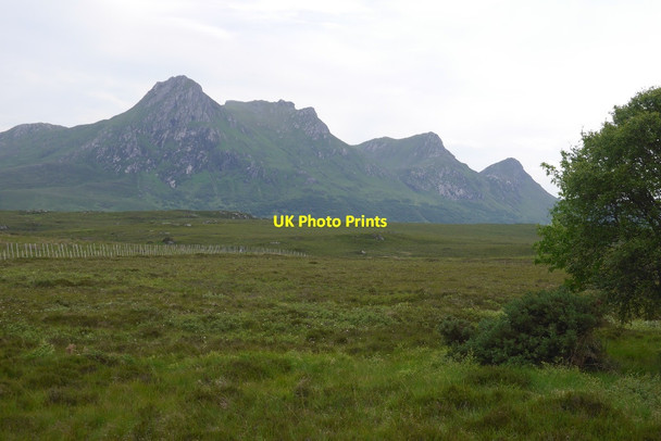 Photo 6"x4" Moorland under Ben Loyal Hysbackie c2015