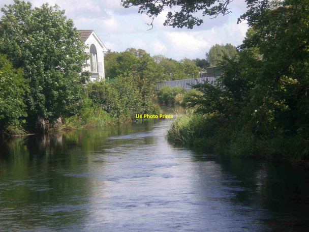 Photo 6"x4" View of the River Fergus opposite the Courthouse in Ennis Ennis c2015