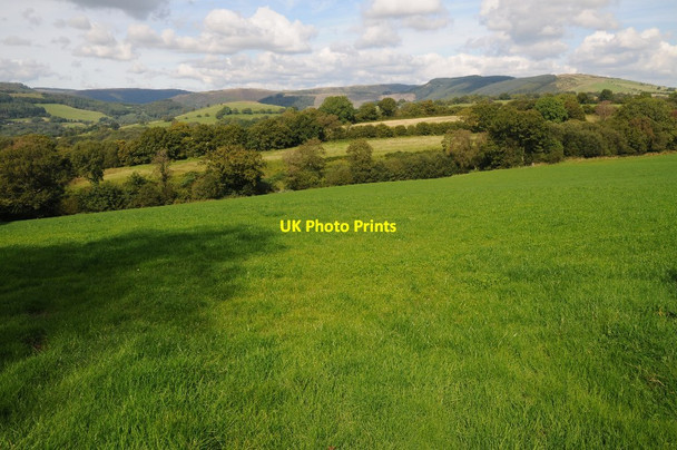 Photo 6"x4" Above the Tywi\/Towey valley Cilycwm c2015