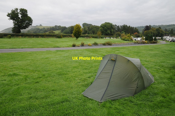 Photo 6"x4" Camping at Erwlon Campsite Llandovery\/Llanymddyfri c2015