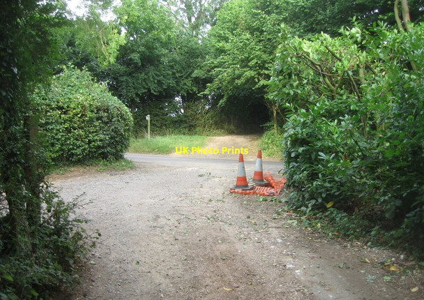 Photo 6"x4" Bridleway meets Pardown Pardown c2015