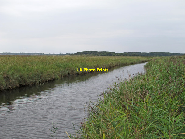 Photo 6"x4" Dunwich River, Corporation Marsh Walberswick c2015