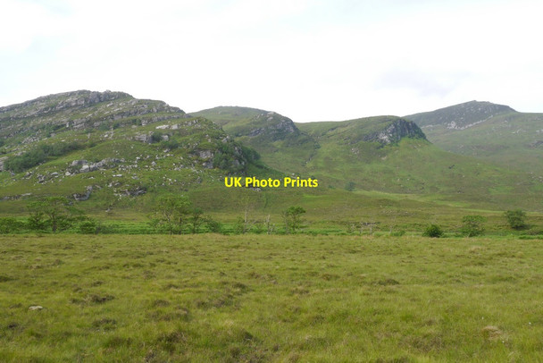 Photo 6"x4" View towards Feinne-bheinn Mh\u00c3\u00b2r Allt a' Chaiseal Duibh c2015