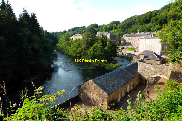 Photo 6"x4" New Lanark [4] Lanark c2015
